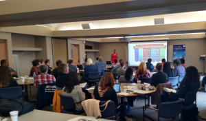 Photo of course attendees at social media course